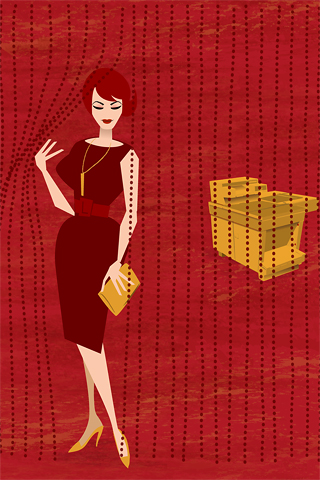 Illustration for article titled Mad Men Vector Illustrations For Your iPhone/Computer Desktop